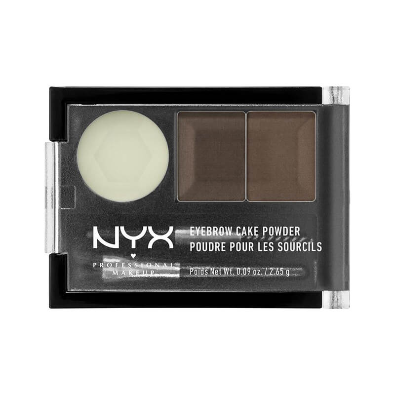 NYX Professional Makeup Eyebrow Cake – Dark Brown test