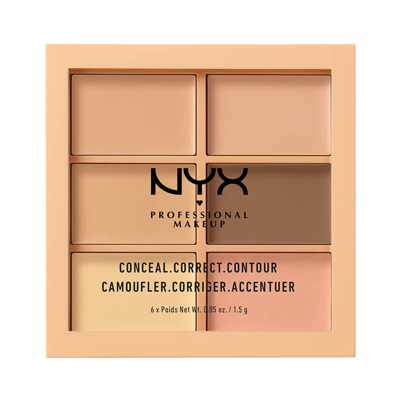 NYX Professional Makeup 3C Palette - Conceal, Correct, Contour - Light