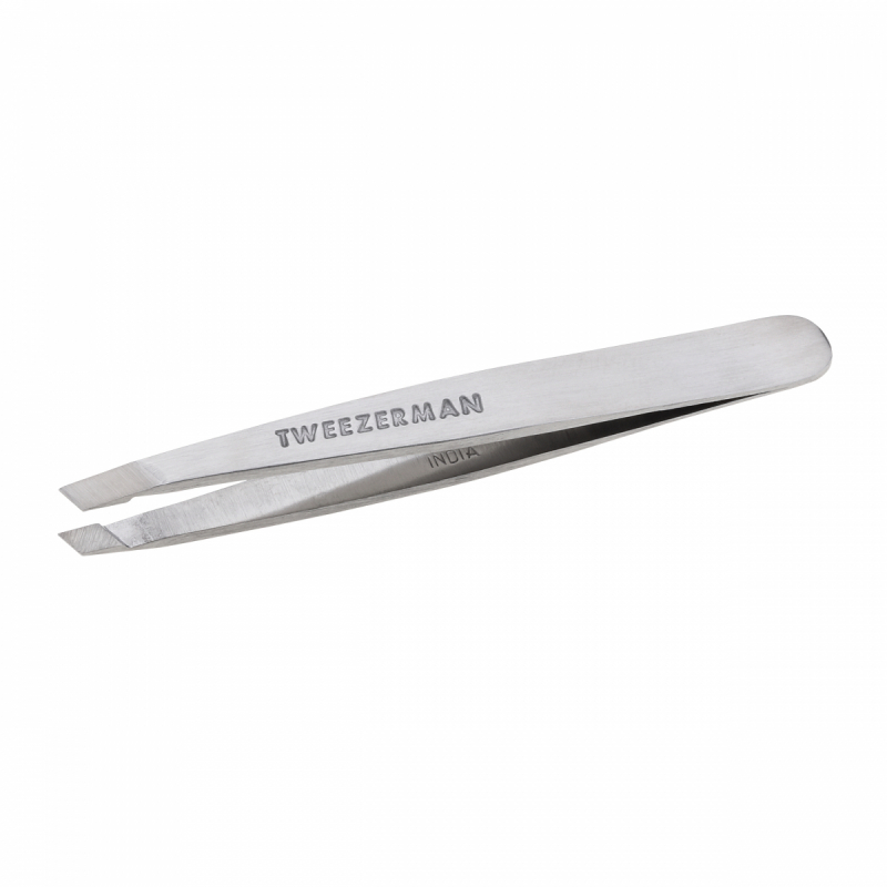Mini Slant Tweezer Classic Stainless