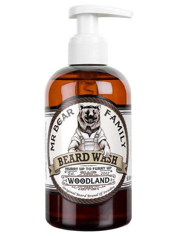 Mr Bear Family Beard Wash Woodland