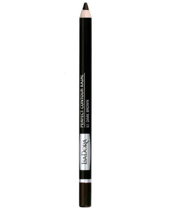 IsaDora Perfect Contour Kajal  61 Dark Brown test