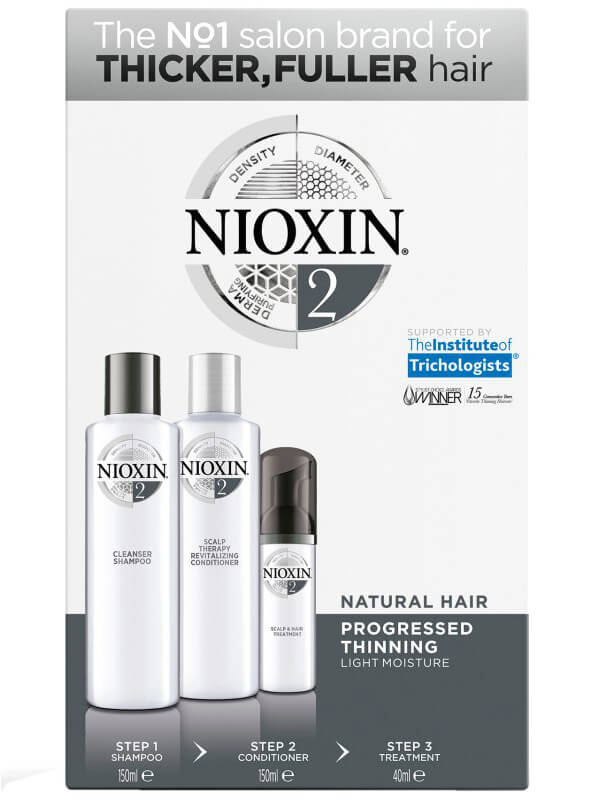Nioxin System 2 Trial Kit (150 + 150 + 40 ml)