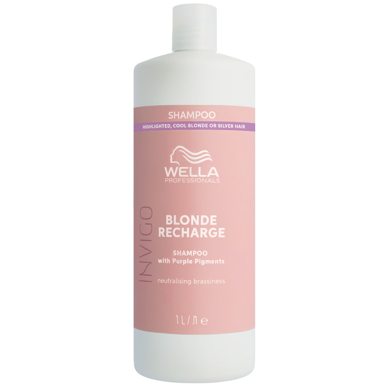 Wella Professionals Invigo Blonde Recharge Cool Blonde Shampoo (1000 ml)