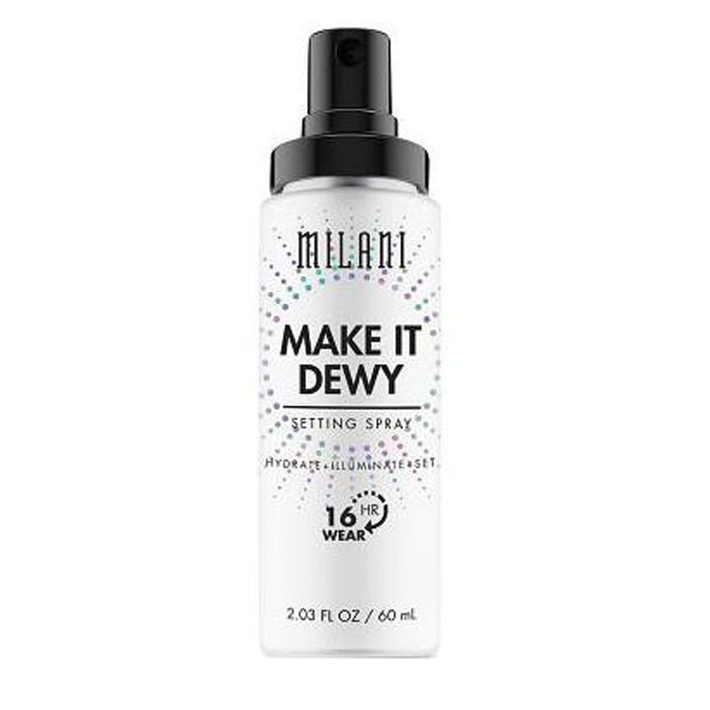 Milani Make It Dewy Setting Spray Hydrate + Illuminate + Set test
