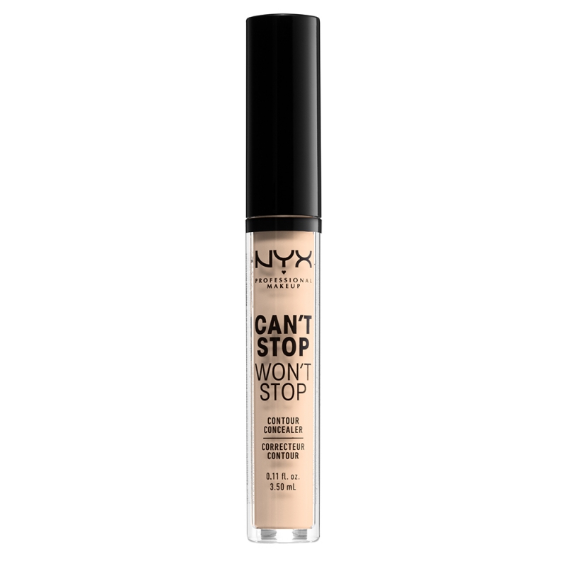 NYX Professional Makeup Cant Stop Wont Stop Concealer 04 Light Ivory