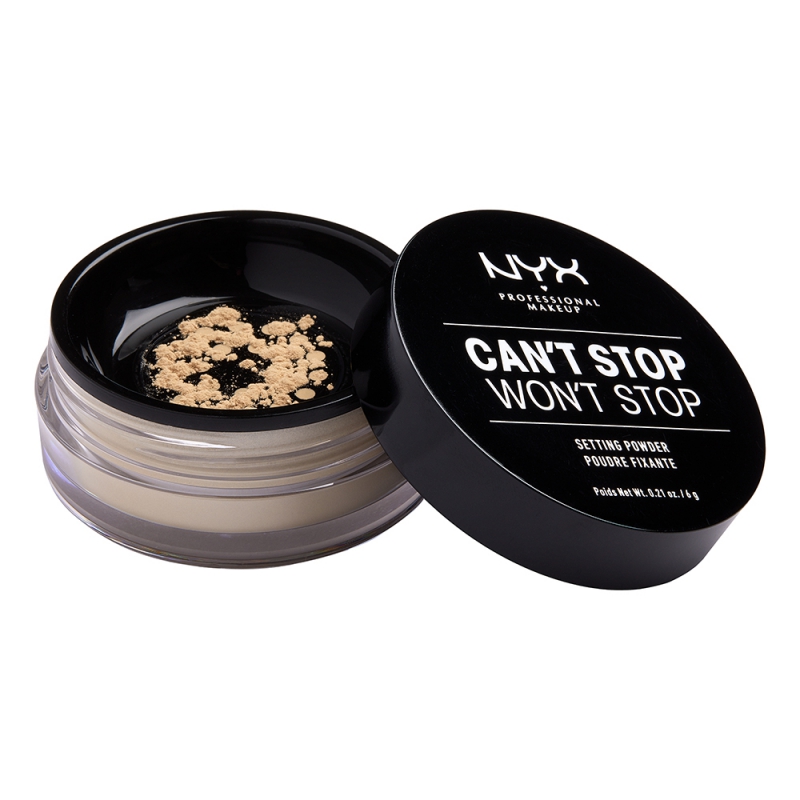 NYX Professional Makeup Cant Stop Wont Stop Setting Powder 02 Light Medium