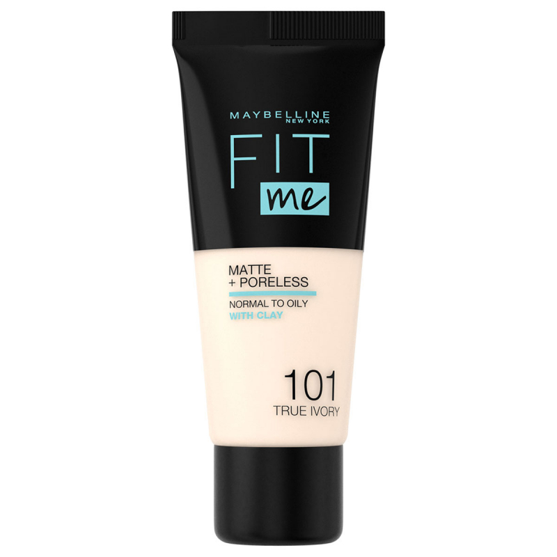 Bilde av Fit Me Matte + Poreless Foundation 101 True Ivory 30ml
