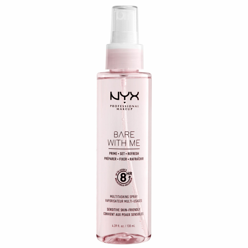 NYX Professional Makeup Bare With Me Prime Set Refresh Multitasking Spray test