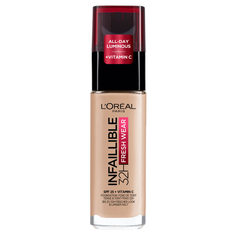 L'Oréal Paris Infaillible 32H Fresh Wear Foundation Vanille Rose 110 (30 ml)