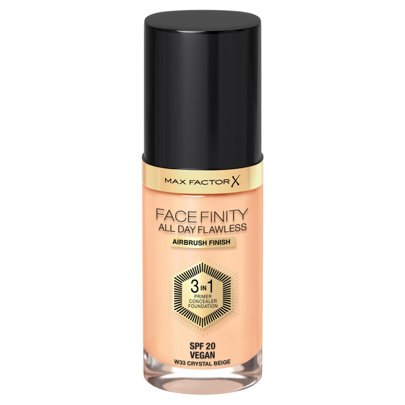 Max Factor Facefinity All Day Flawless 3 in 1 Foundation 33 Crystal Beige