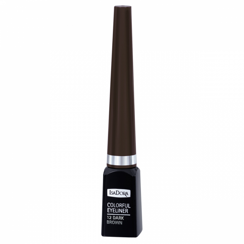 IsaDora Colorful Eyeliner 12 Dark Brown test