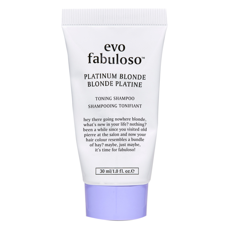 Evo Platinum Blonde Toning Shampoo (30ml) test
