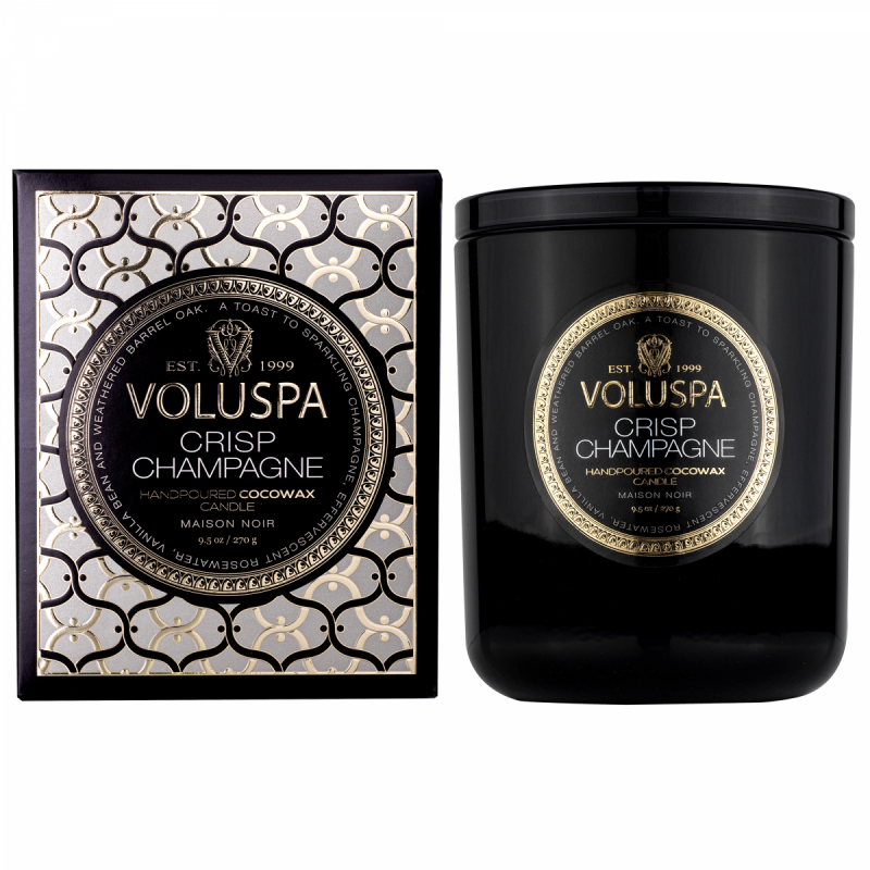 Voluspa Crisp Champagne Classic Boxed Candle 60h