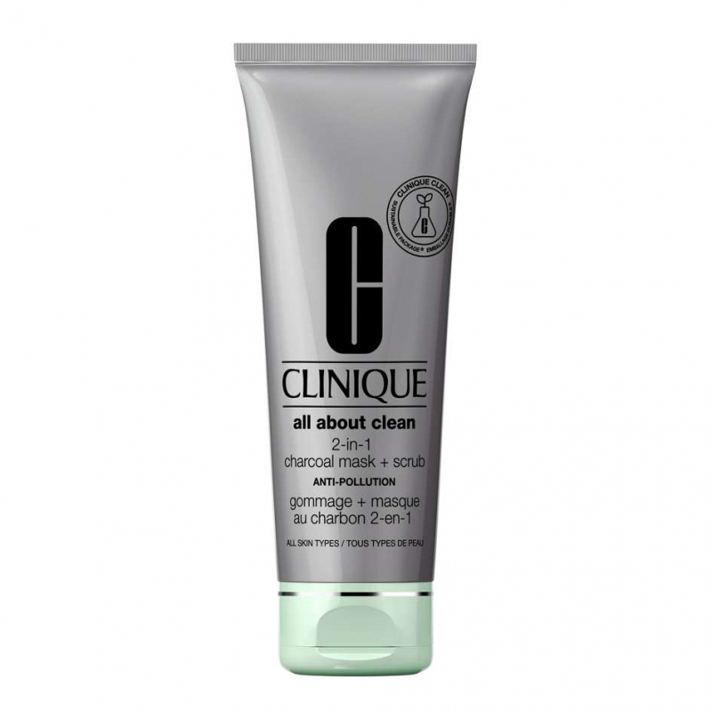Clinique All About Clean Charcoal Mask Scrub Anti Pollution (100ml)