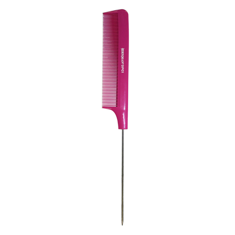 Denman DPC1 Pin Tail Comb Pink