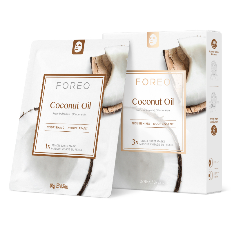FOREO Farm To Face -mask Coconut Oil Sheet (3pcs)