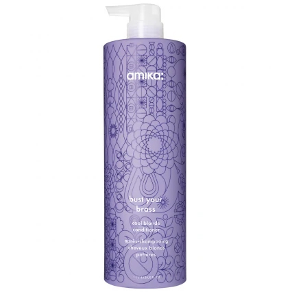 Amika Bust Your Brass Cool Blonde Repair Conditioner (1000ml)