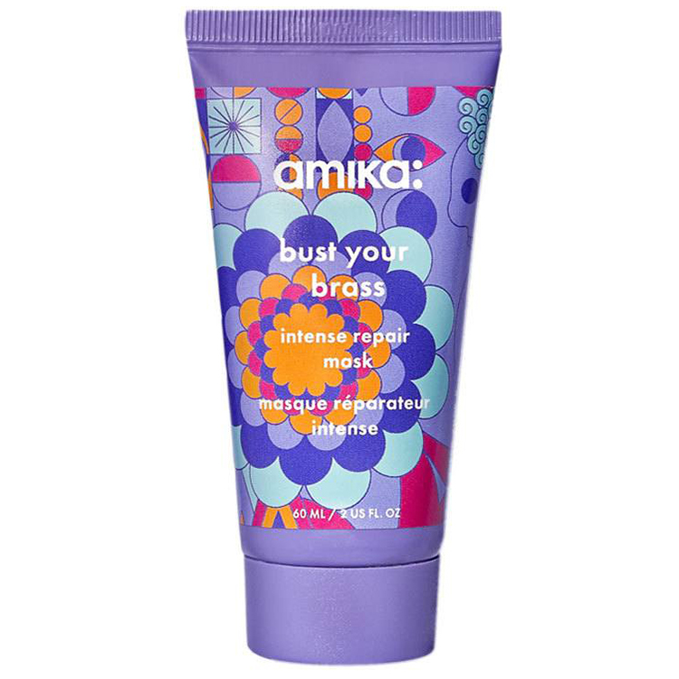 Amika Bust Your Brass Cool Blonde Intense Repair Mask (60ml)