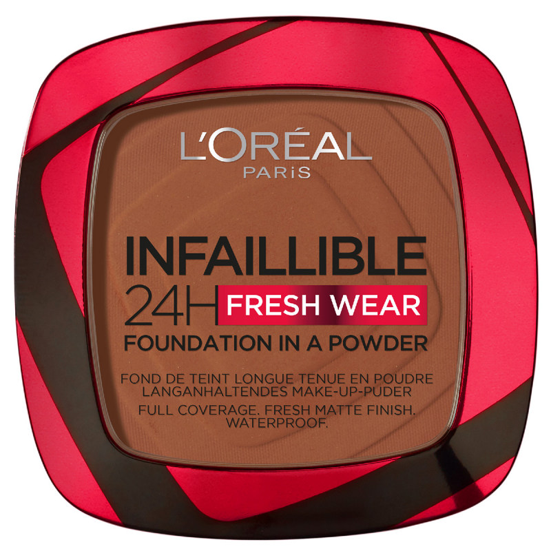L'Oréal Paris Infaillible 24h Fresh Wear Powder Foundation Deep Amber