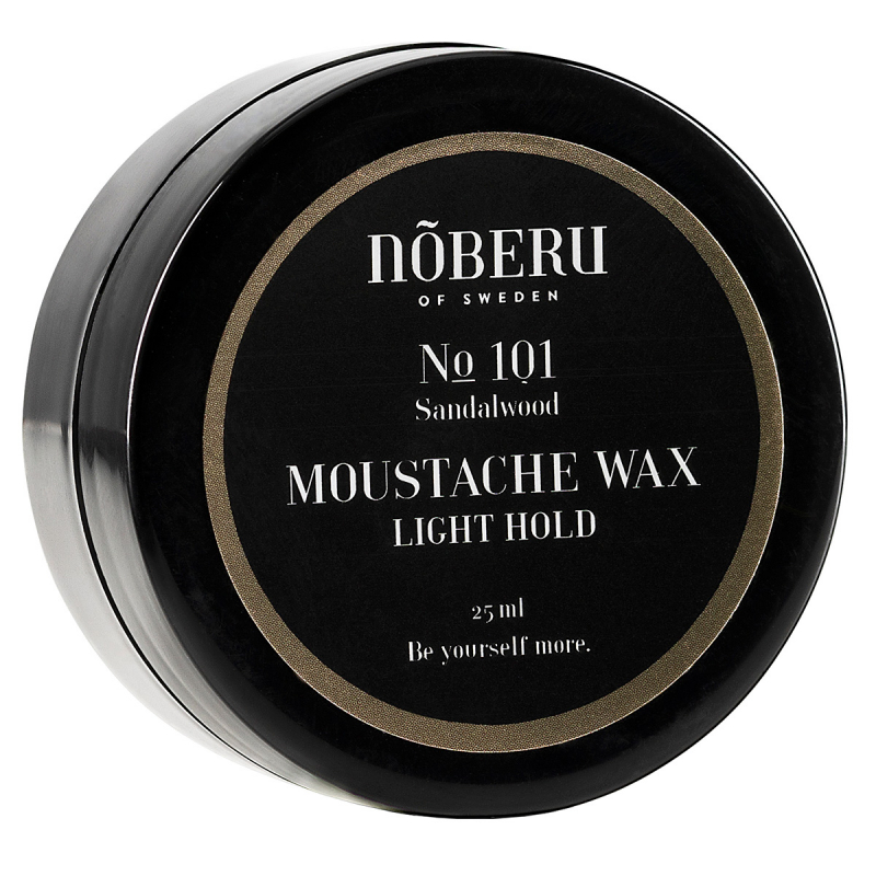 Nõberu Moustache Wax Light Hold Sandalwood (25ml)