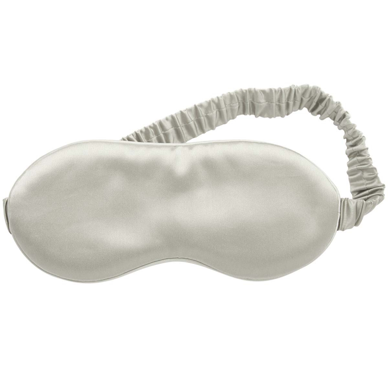 Lenoites Mulberry Sleep Mask With Pouch Grey