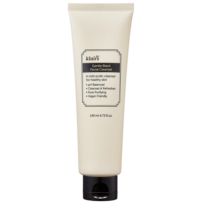 Gentle Black Facial Cleanser, 140 ml