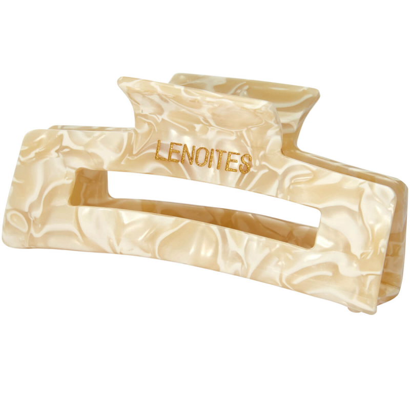 Lenoites Premium Eco-Friendly Hair Claw Champagne Pearl - pcs 1