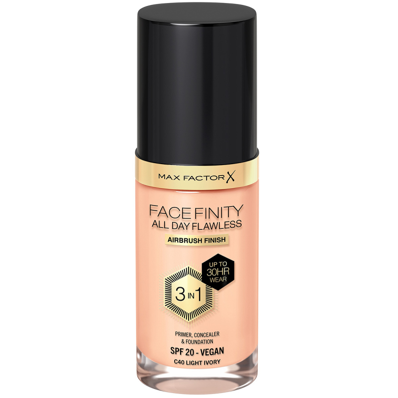 Max Factor All Day Flawless 3in1 Foundation 040 Ivory