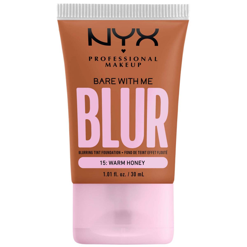NYX Professional Makeup Bare With Me Blur Tint Foundation 15 Warm Honey (30 ml)