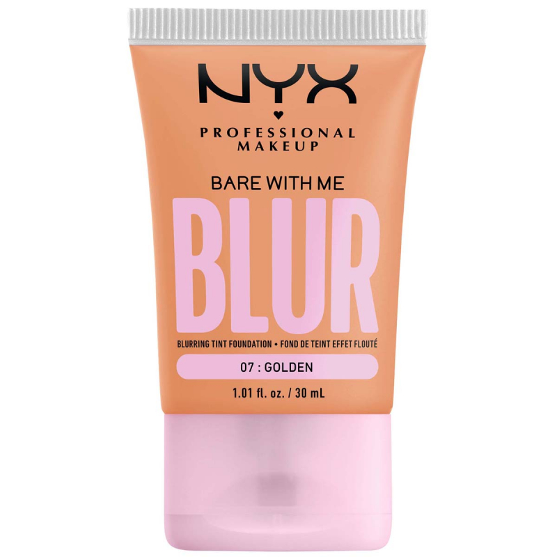NYX Professional Makeup Bare With Me Blur Tint Foundation 07 Golden (30 ml)