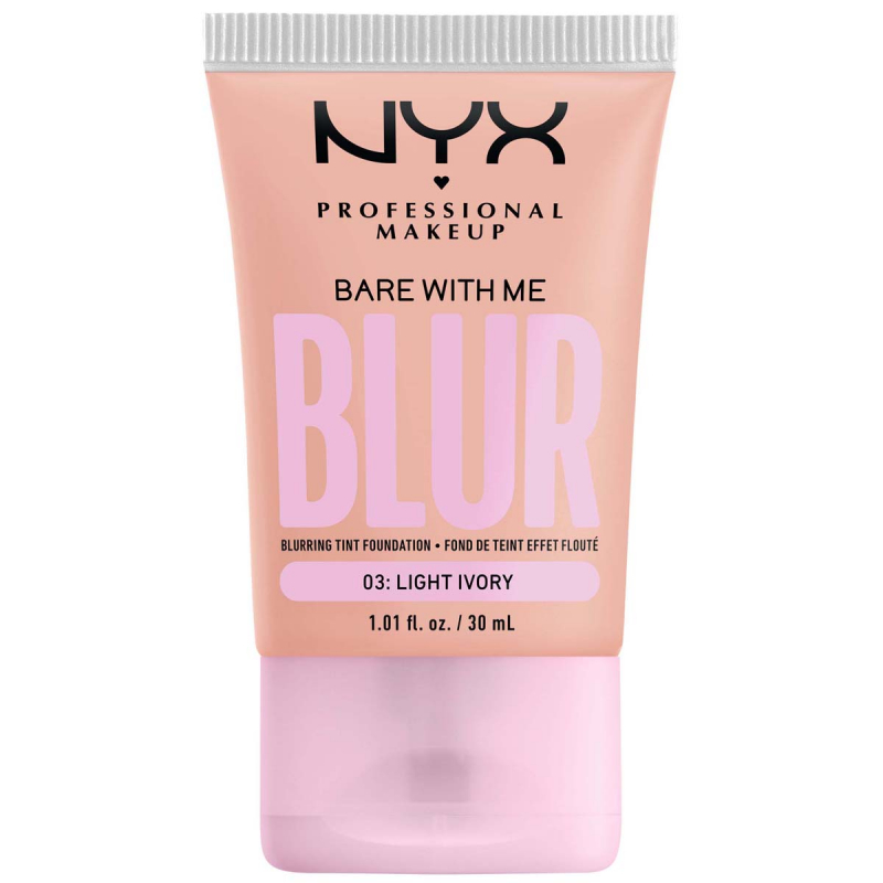 NYX Professional Makeup Bare With Me Blur Tint Foundation 03 Light Ivory (30 ml)