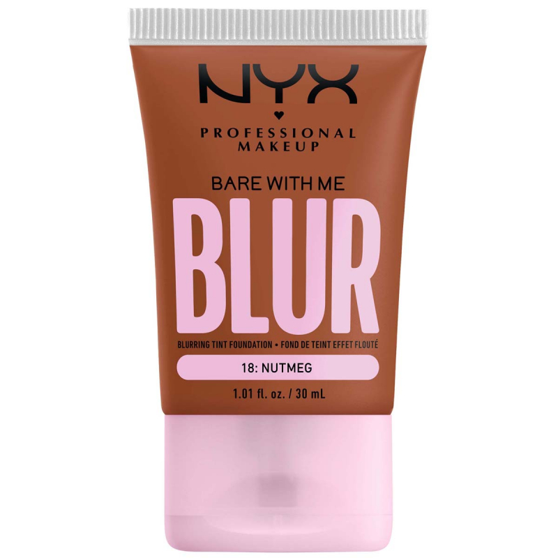 NYX Professional Makeup Bare With Me Blur Tint Foundation 18 Nutmeg (30 ml)