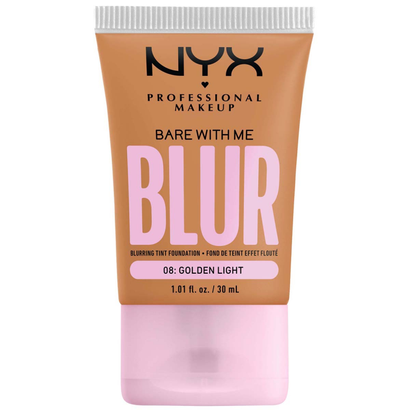 NYX Professional Makeup Bare With Me Blur Tint Foundation 08 Golden Light (30 ml)