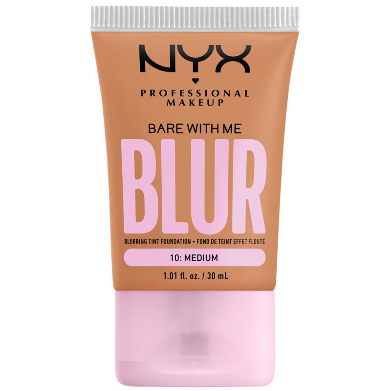 NYX Professional Makeup Bare With Me Blur Tint Foundation 10 Medium (30 ml)