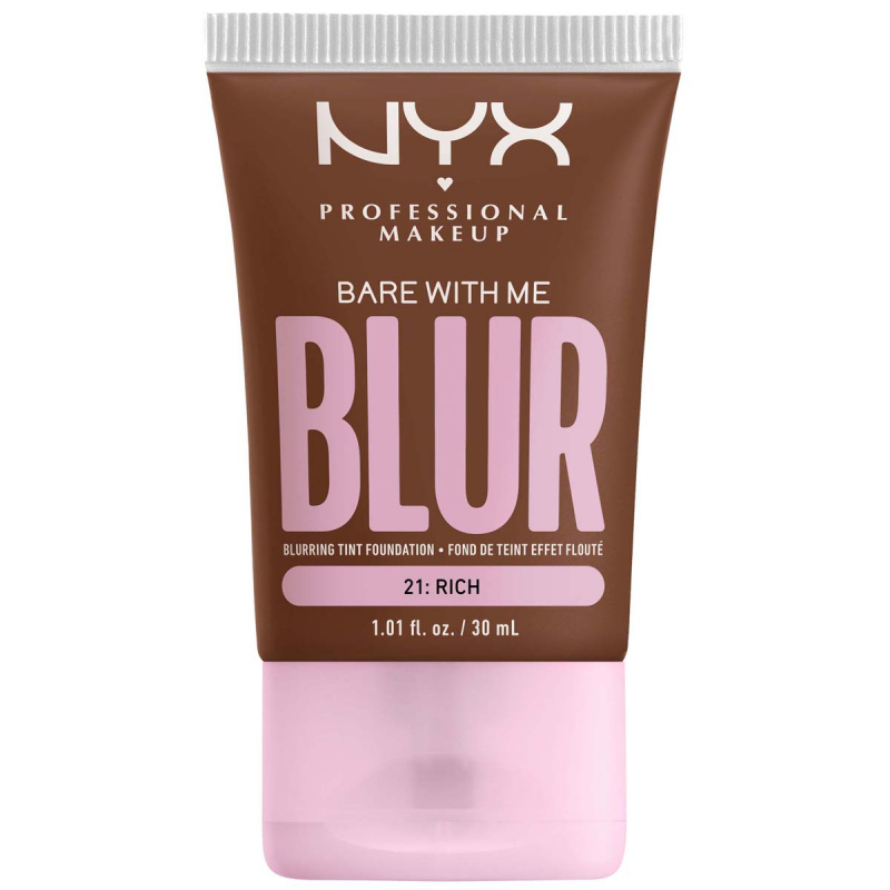 NYX Professional Makeup Bare With Me Blur Tint Foundation 21 Rich (30 ml)