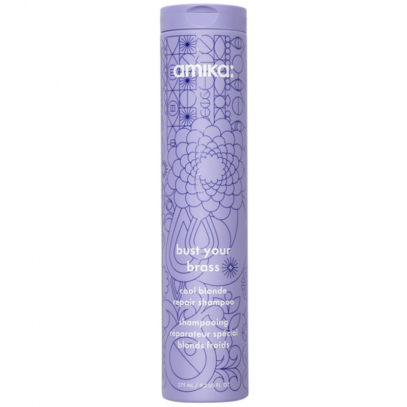 Amika Bust Your Brass Cool Blonde Repair Shampoo (275 ml)