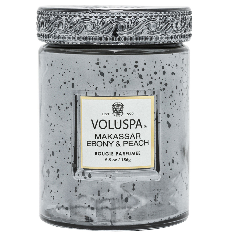 Voluspa Small Jar Candle Makassar Ebony And Peach (156 g)
