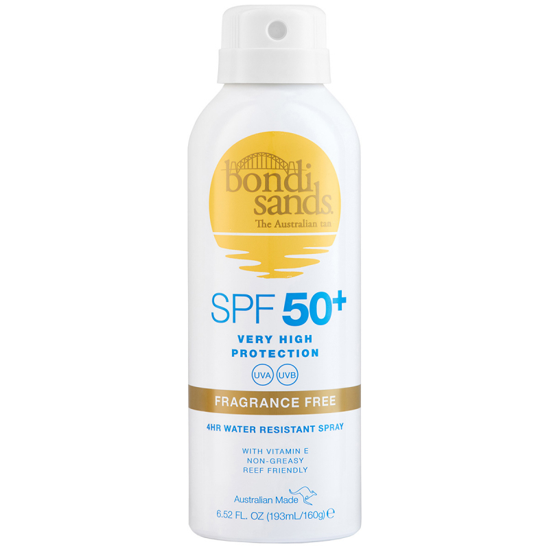- SPF 50+ Fragrance Free Sunscreen Spray 160 g