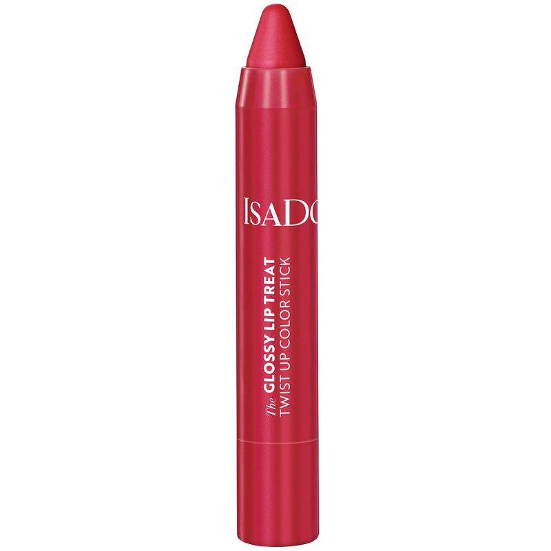 IsaDora The Glossy Lip Treat Twist Up Color Stick 12 Rhubarb Red