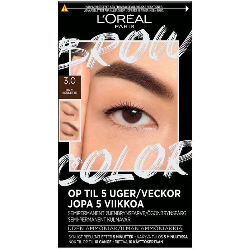 L'Oréal Paris Brow Color Kit Dark Brunette 3.0