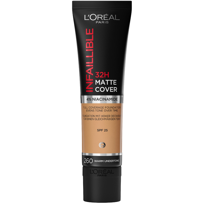 L'Oréal Paris Infaillible 32H Matte Cover Warm Undertone 260 (30 ml)