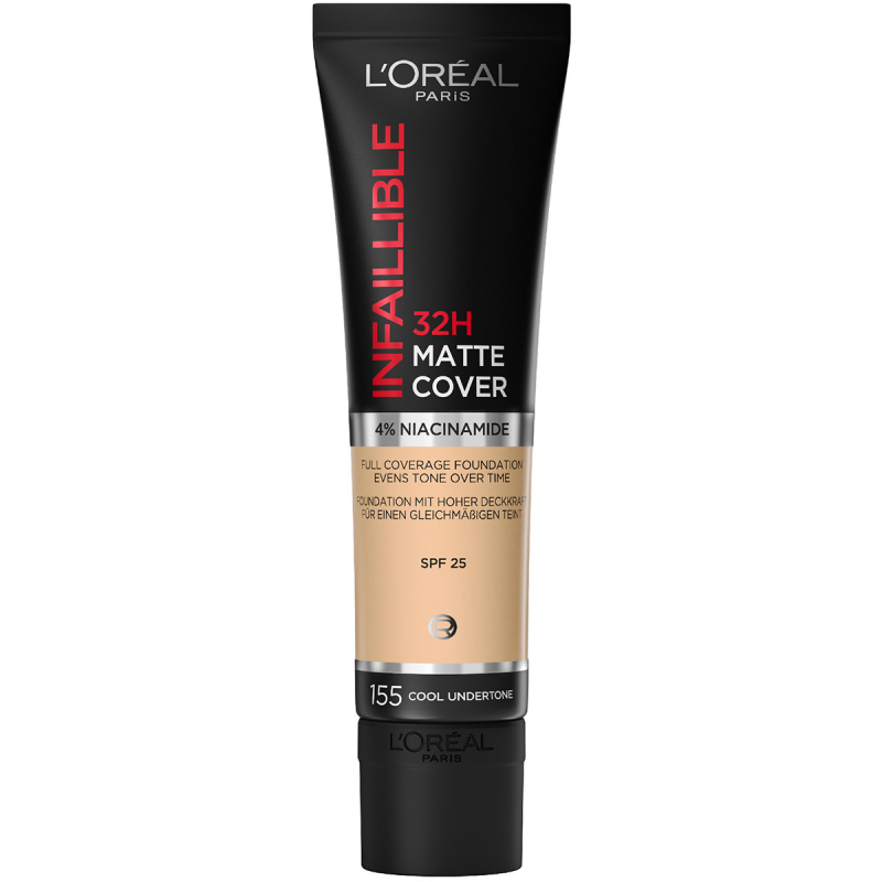 L'Oréal Paris Infaillible 32H Matte Cover Cool Undertone 155 30 (ml)