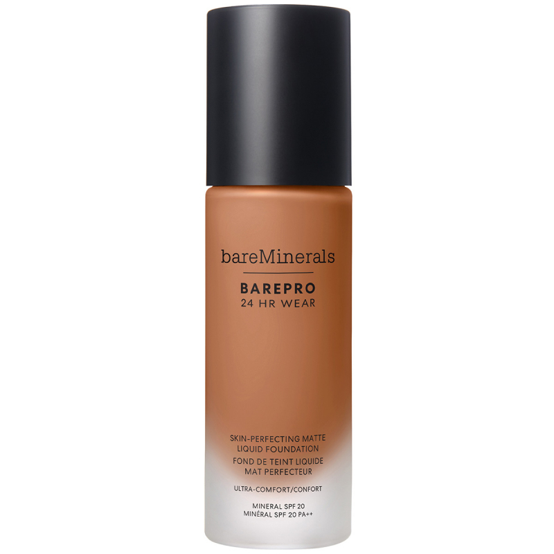 bareMinerals BarePro 24H Matte Liquid Foundation Medium Deep 45 N