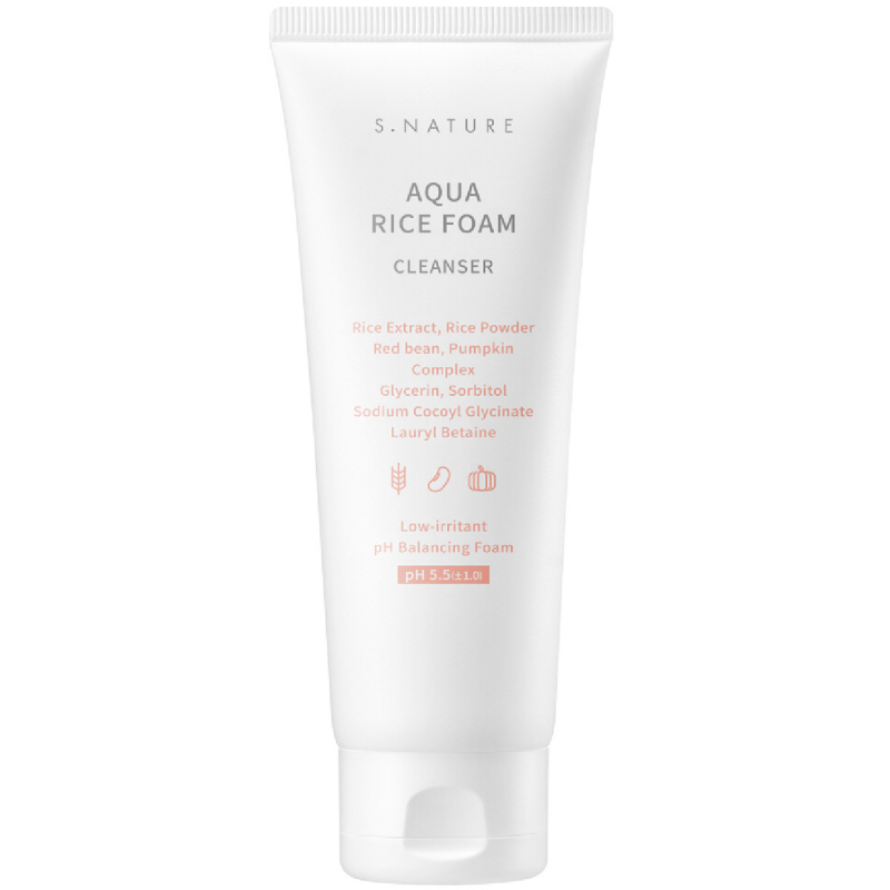S.NATURE Aqua Rice Foam Cleanser 160ml