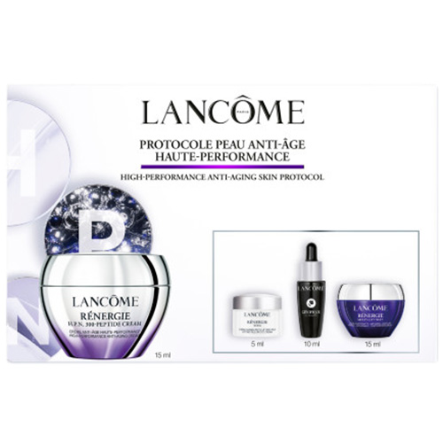 Lancôme Rénergie Starter Kit Set 2025 Rénergie H.P.N. 300-Peptide Cream 15ml, Génifique Ultimate Serum 10ml, Rénergie Night Cream 15ml & Rénergie Eye Cream 5ml - 1 pcs