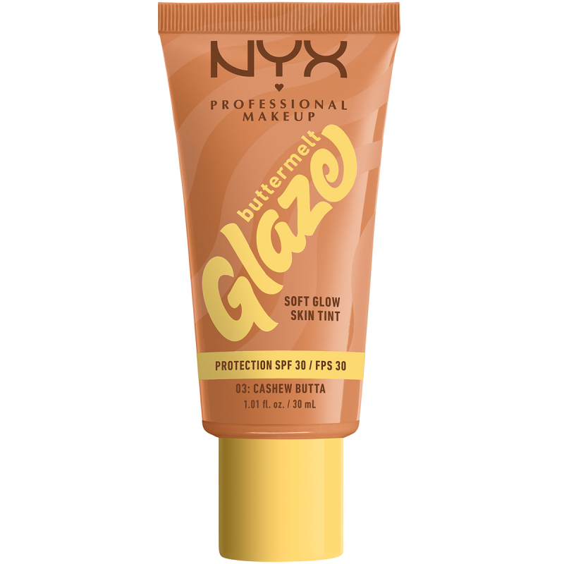 NYX Professional Makeup Buttermelt Glaze SPF30 Foundation 03 Cash