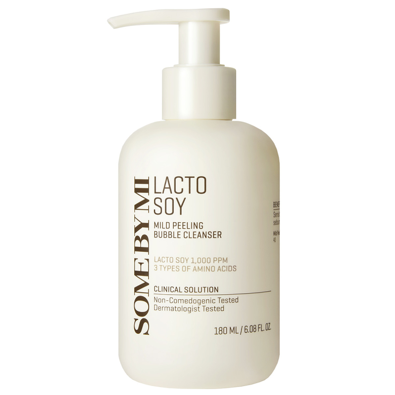 Some By Mi - Lactosoy Mild Bubble Peeling Cleanser - 180 ml