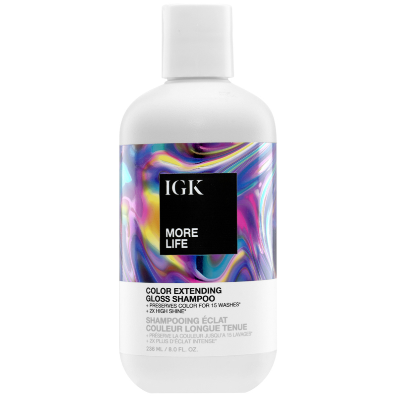 IGK More Life Color Extending Gloss Shampoo 236ml