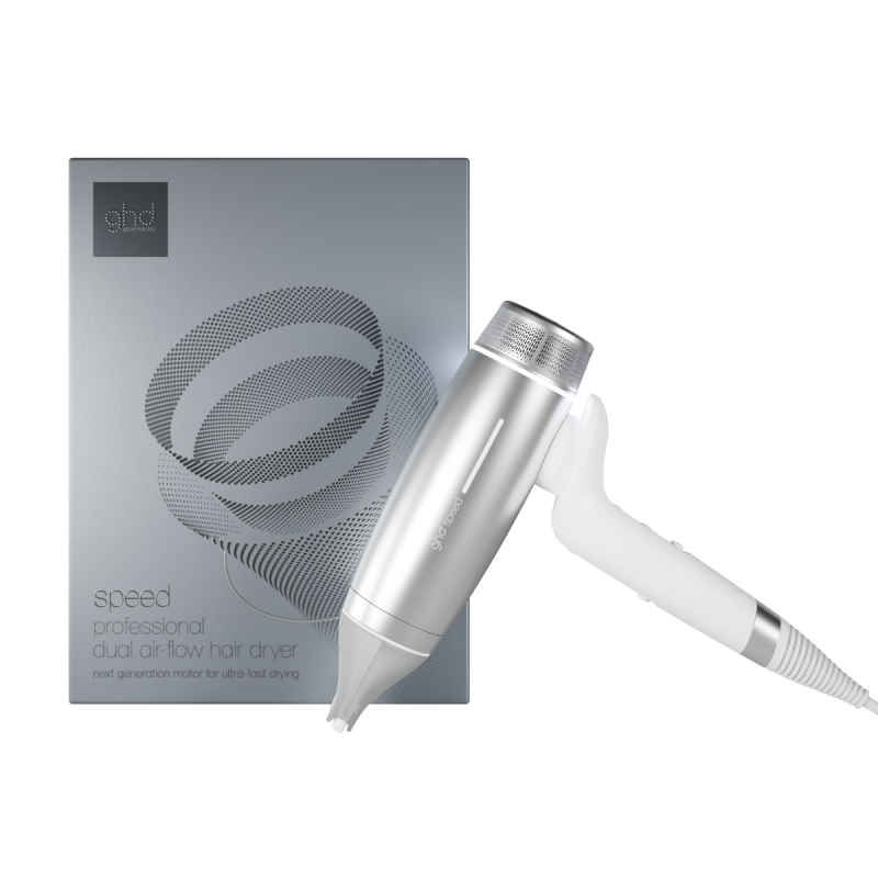 ghd Speed Silver White