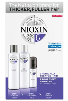 Nioxin System 6 Trial Kit (150 + 150 + 40 ml)